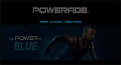 Desktop Screenshot of powerade.co.za