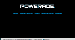 Desktop Screenshot of powerade.it
