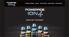 Desktop Screenshot of powerade.com.au